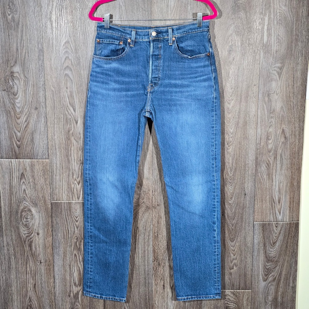 Levi's 501 Original Fit Jeans Men's W30 L30 (Tag 30x32) Blue Zipper Fly‎